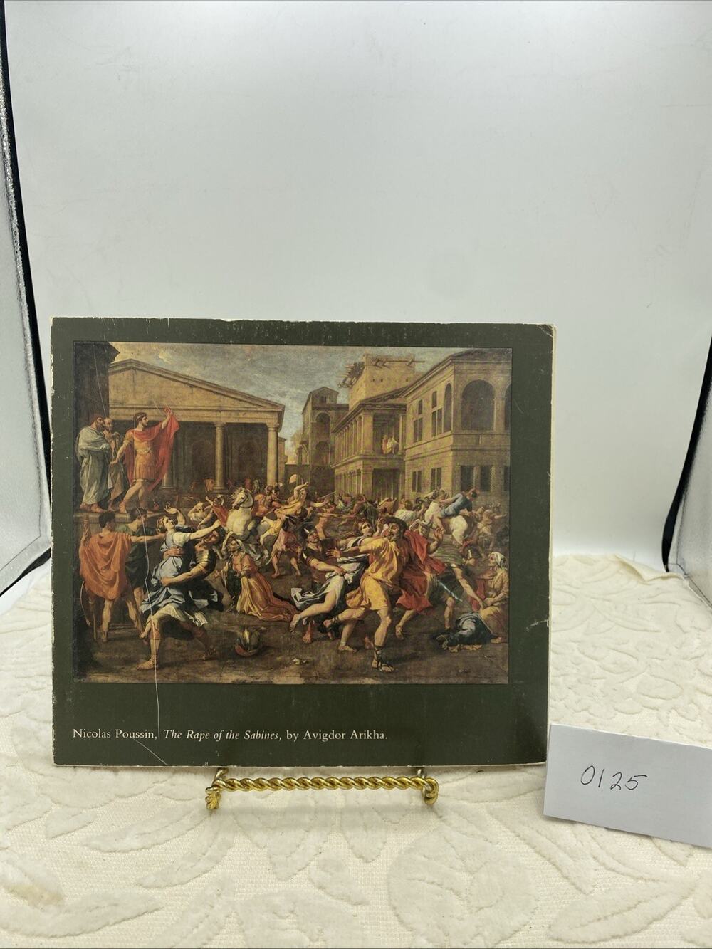 Nicolas Poussin, The Rape of the Sabines by Avigdor Arikha (Paperback, 1982)